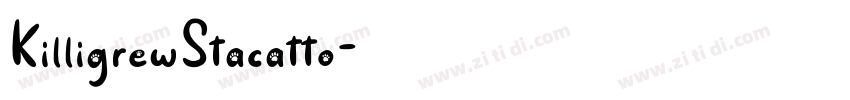 KilligrewStacatto字体转换