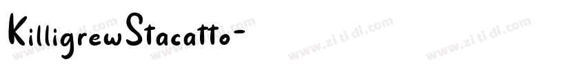 KilligrewStacatto字体转换