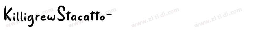 KilligrewStacatto字体转换