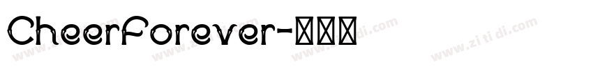 CheerForever字体转换