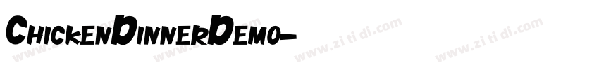 ChickenDinnerDemo字体转换