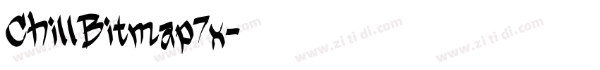 ChillBitmap7x字体转换