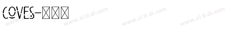 coves字体转换
