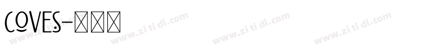 coves字体转换