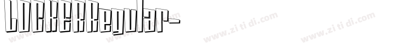 LOCKERRegular字体转换