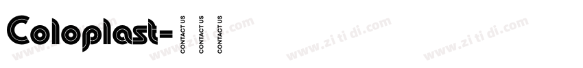 Coloplast字体转换