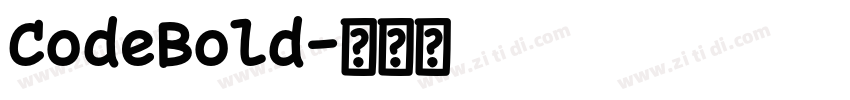 CodeBold字体转换