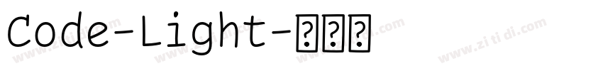 Code-Light字体转换