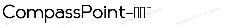 CompassPoint字体转换