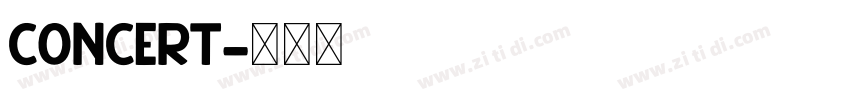 concert字体转换