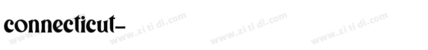 connecticut字体转换