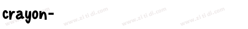 crayon字体转换