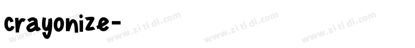crayonize字体转换