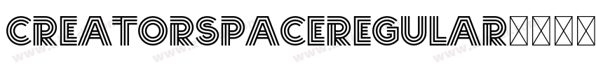 CreatorSpaceRegular字体转换