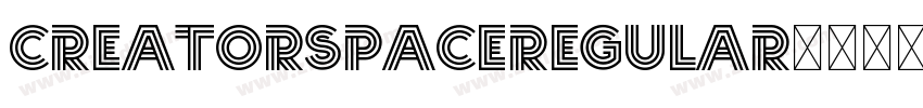 CreatorSpaceRegular字体转换