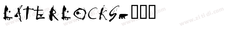 Laterlocks字体转换
