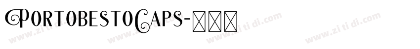 PortobestoCaps字体转换
