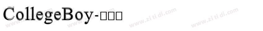 CollegeBoy字体转换