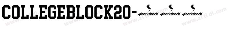 CollegeBlock20字体转换