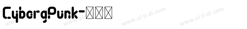 CyborgPunk字体转换