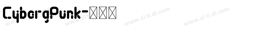 CyborgPunk字体转换
