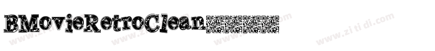 BMovieRetroClean字体转换