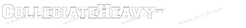 CollegiateHeavy字体转换