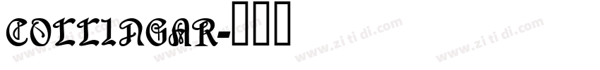 collingar字体转换