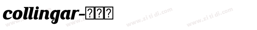collingar字体转换