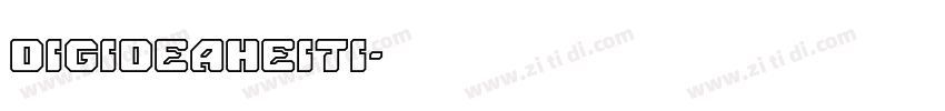 DigideaHeiti字体转换