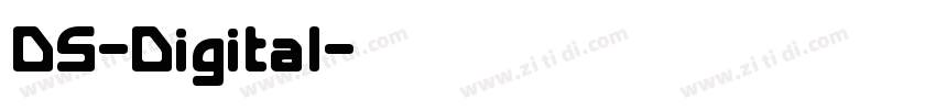 DS-Digital字体转换