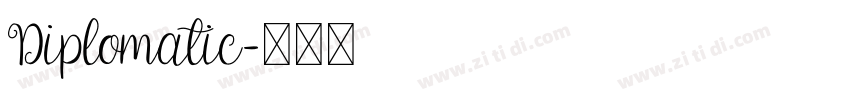 Diplomatic字体转换