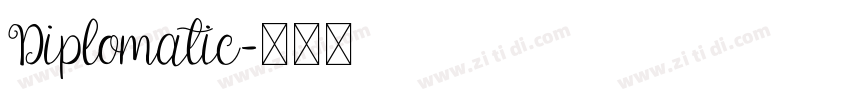 Diplomatic字体转换