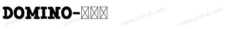 Domino字体转换