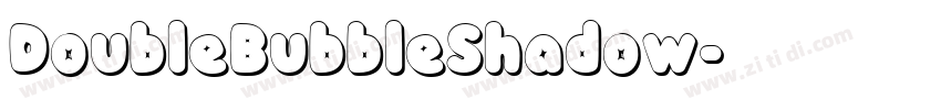 DoubleBubbleShadow字体转换