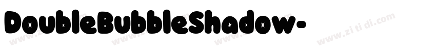 DoubleBubbleShadow字体转换