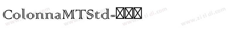 ColonnaMTStd字体转换