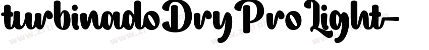 turbinadoDryProLight字体转换