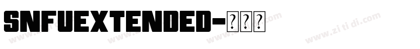 SNFUExtended字体转换
