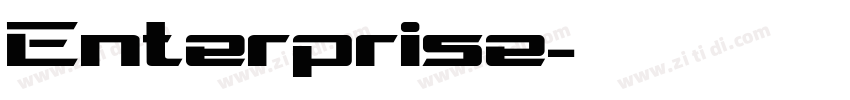 Enterprise字体转换