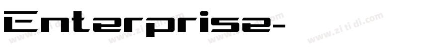 Enterprise字体转换