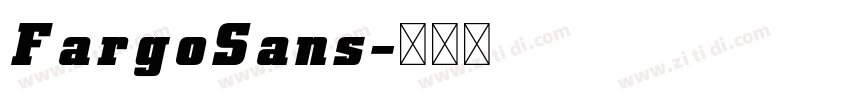 FargoSans字体转换