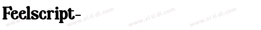 Feelscript字体转换