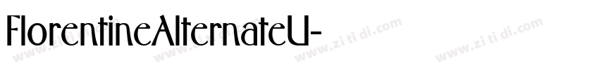 FlorentineAlternateU字体转换 FlorentineAlternateU字体转换