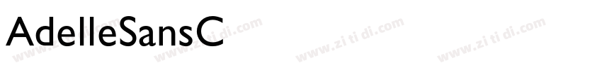 AdelleSansC字体转换