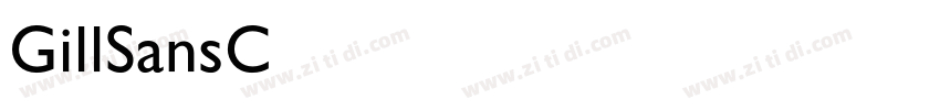 GillSansC字体转换