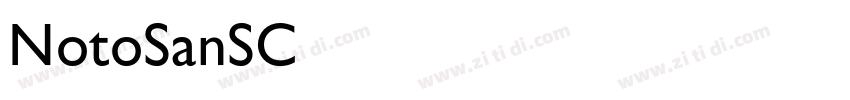 NotoSanSC字体转换