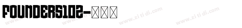 founders10z字体转换