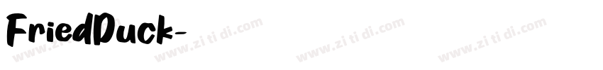 FriedDuck字体转换
