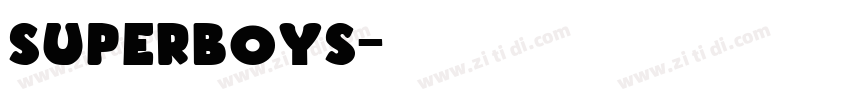 SuperBoys字体转换